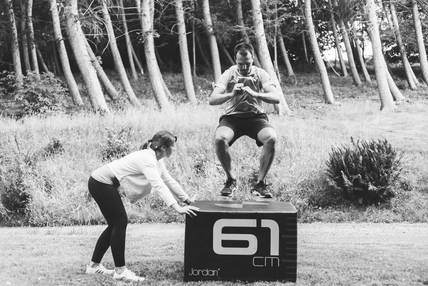 Pam training outdoors